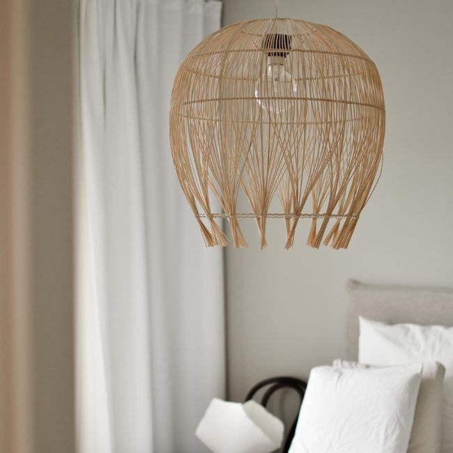 Wiklinowa lampa w stylu boho - model Montego