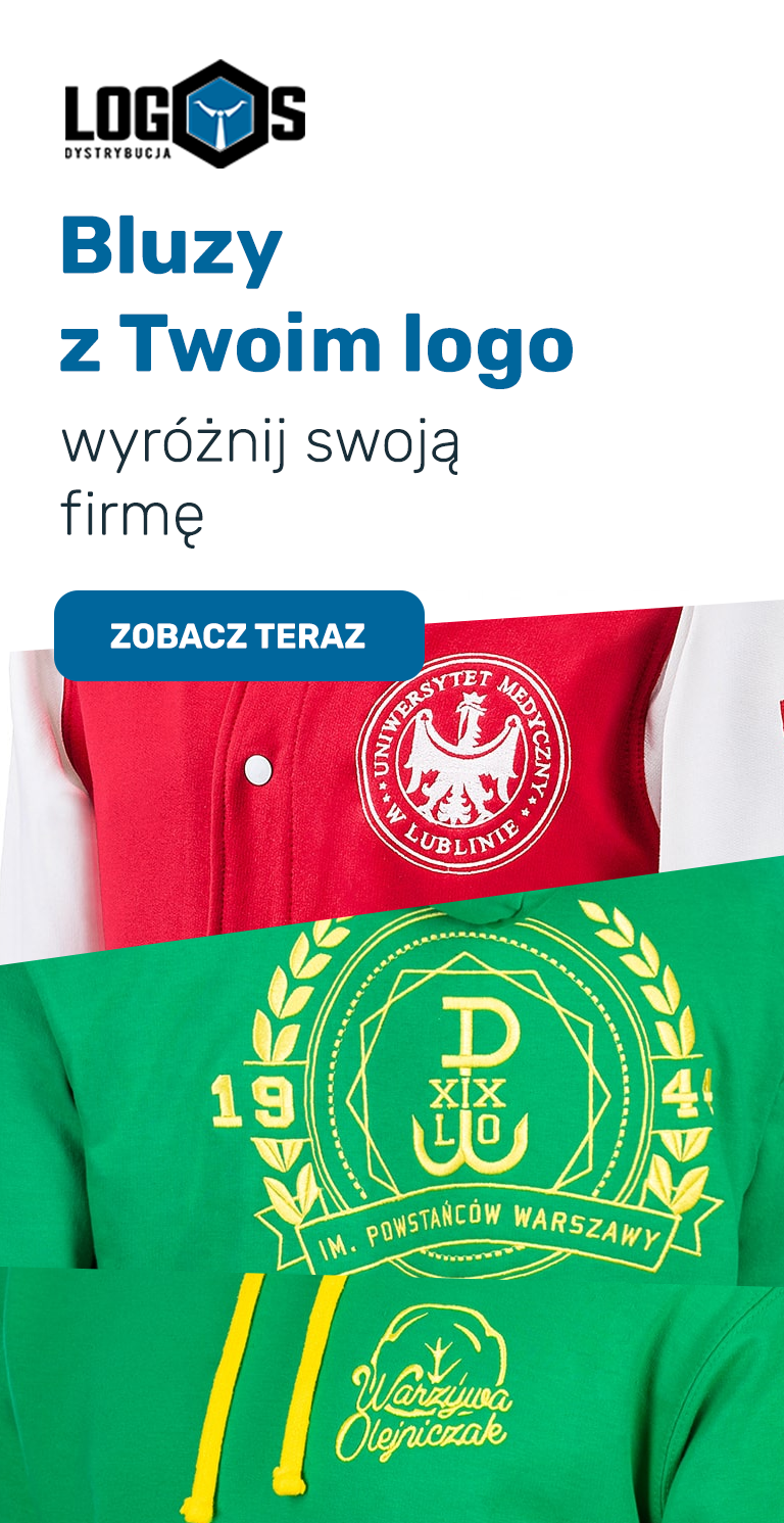 Bluzy z nadrukiem logo w E-logos.pl